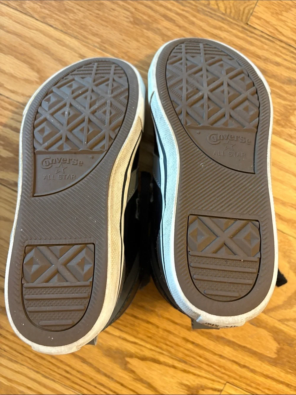 Converse Kids Black & Gray High-Top Sneakers with Strap